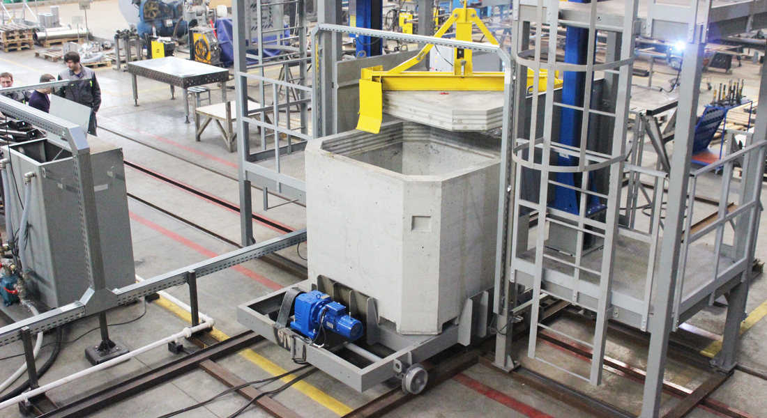 Технологическое оборудование для герметизации контейнера НЗК